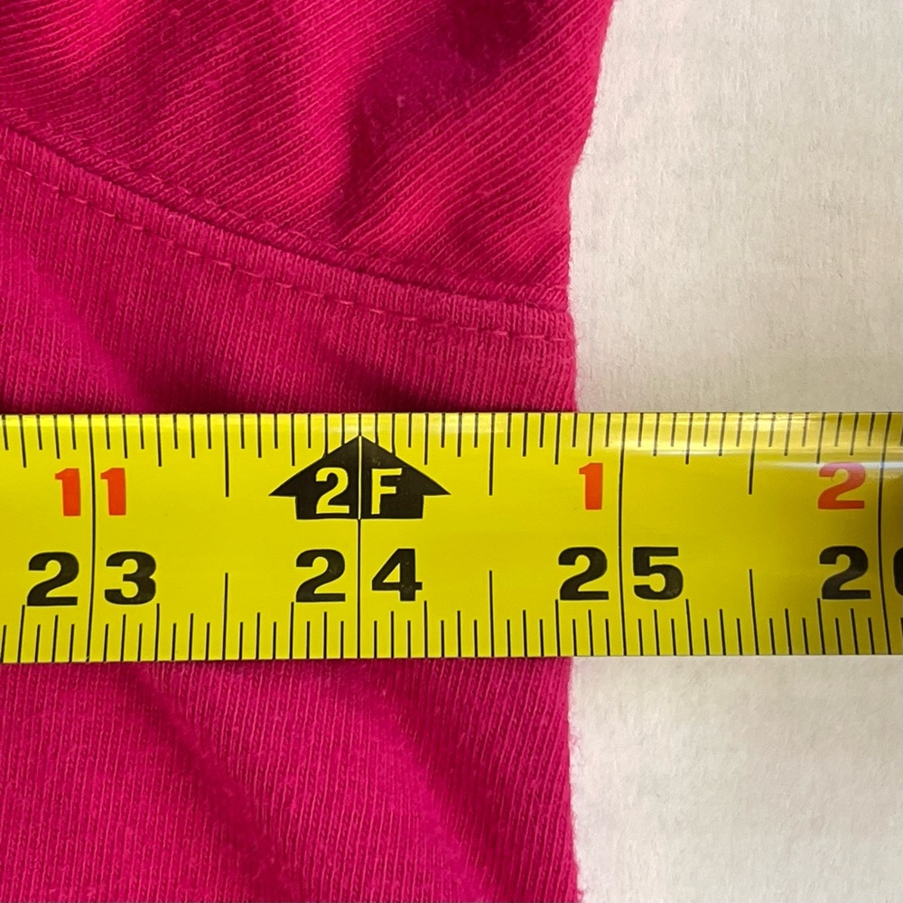 Liz Claiborne Pink Cotton Short Sleeve Square Neck Tee Shirt Women 2X - Picture 8 of 11